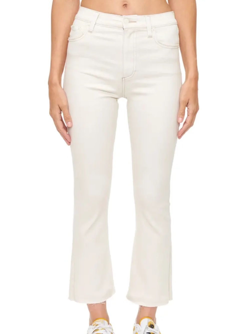 Pistola LENNON High Rise Crop Boot Jean - Sand Stone